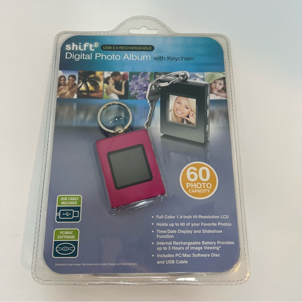 Digital Photo Album Keychain‎ 60 photo Capacity NEW